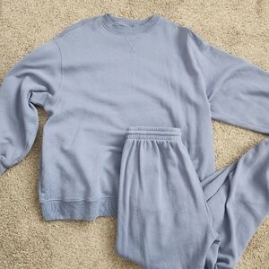 H&M Sweatshirt Jogger Set in Blue